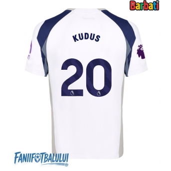 Tottenham Hotspur Mohammed Kudus #20 Tricou Fotbal Replică 2025-26 Barbati Acasa